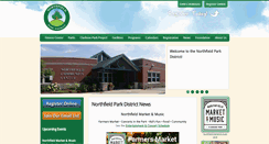 Desktop Screenshot of northfieldparkdistrict.org